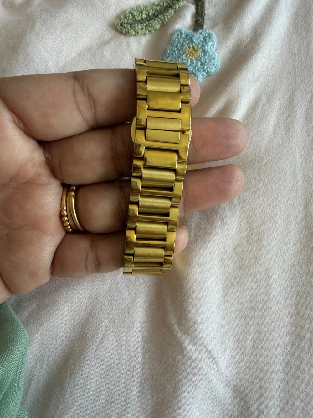 Movado Gold-Tone Multi-Function Men’s Bracelet Watch